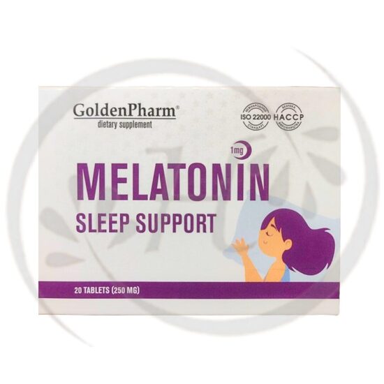 Golden Pharm Melatonin 1 mg, 20 tablets